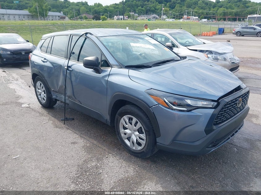 2022 Toyota Corolla cross VIN 7MUAAAAGXNV030989 IAAI salvage auction — LEFT SIDE, Salvage (Missouri), sold $5,100 on 2026-07-07 (photo 1)