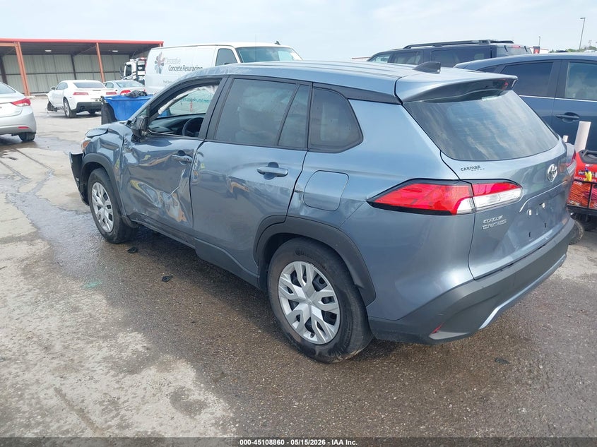 2022 Toyota Corolla cross VIN 7MUAAAAGXNV030989 IAAI salvage auction — LEFT SIDE, Salvage (Missouri), sold $5,100 on 2026-07-07 (photo 3)