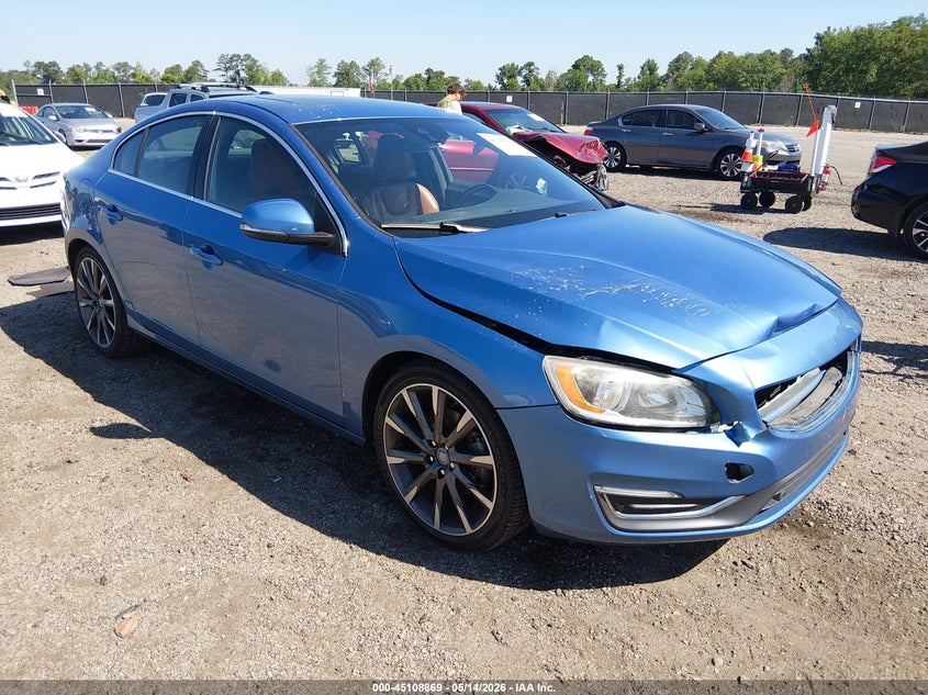 2015 Volvo S60 VIN YV140MFK7F1347775 IAAI salvage auction — FRONT END, Salvage (South Carolina), sold $2,000 on 2026-07-09 (photo 1)