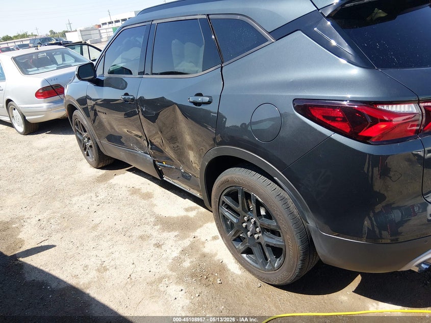 2020 Chevrolet Blazer VIN 3GNKBCRS6LS562420 IAAI salvage auction — LEFT SIDE, Salvage Title, sold $9,950 on 2026-08-18 (photo 6)