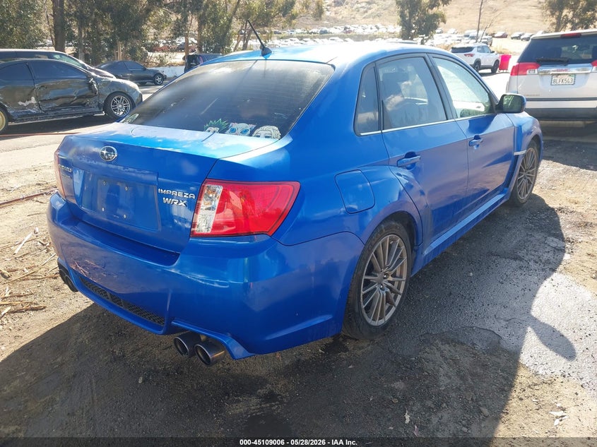 2014 Subaru Impreza wrx VIN JF1GV7E69EG008656 IAAI salvage auction — LEFT FRONT, Salvage (Texas), sold $1,325 on 2026-07-28 (photo 4)