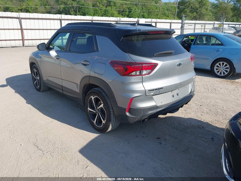 2023 Chevrolet Trailblazer VIN KL79MTSL3PB024065 IAAI salvage auction — HAIL, Salvage (Iowa), sold $6,950 on 2026-07-29 (photo 3)