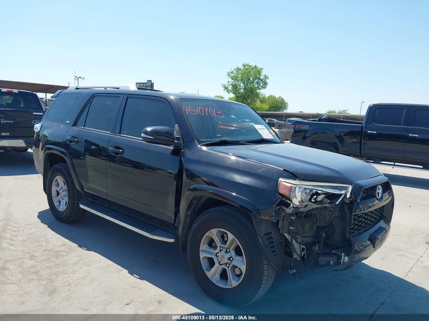 2018 Toyota 4runner VIN JTEZU5JR2J5172617 IAAI salvage auction — FRONT END, Original (Texas), sold $13,600 on 2026-07-08 (photo 1)