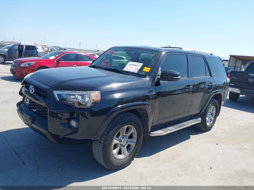 2018 Toyota 4runner VIN JTEZU5JR2J5172617 IAAI salvage auction — FRONT END, Original (Texas), sold $13,600 on 2026-07-08 (photo 2)