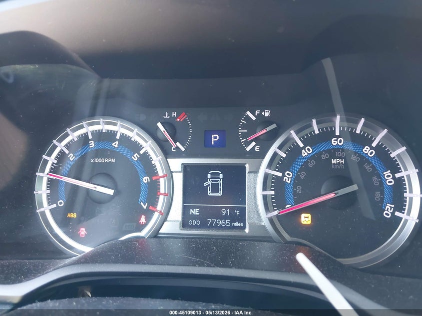 2018 Toyota 4runner VIN JTEZU5JR2J5172617 IAAI salvage auction — FRONT END, Original (Texas), sold $13,600 on 2026-07-08 (photo 7)