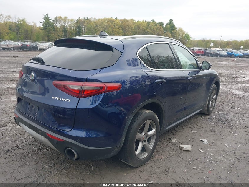 2021 Alfa romeo Stelvio VIN ZASPAKAN3M7D18698 IAAI salvage auction — LEFT FRONT, Mv-907A (New York), sold $3,800 on 2026-07-07 (photo 4)
