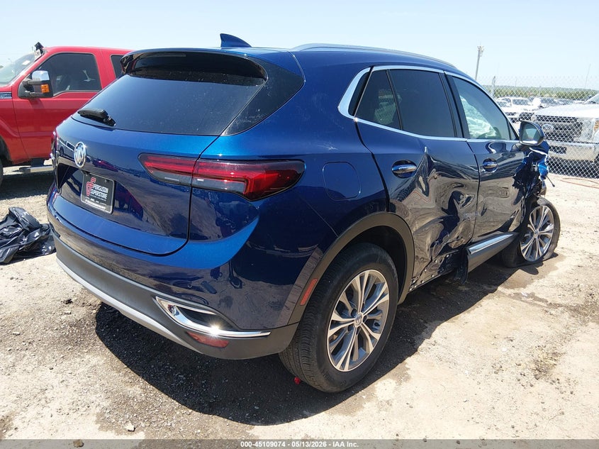 2023 Buick Envision VIN LRBAZLR49PD054240 IAAI salvage auction — RIGHT FRONT, Clear (Oklahoma), sold $3,700 on 2026-08-24 (photo 4)