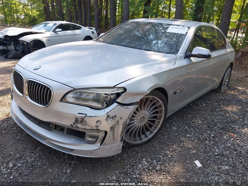 2013 BMW 7 series VIN WBAYE8C58DDS15910 IAAI salvage auction — LEFT FRONT, Salvage (Virginia), sold $4,450 on 2026-07-21 (photo 2)