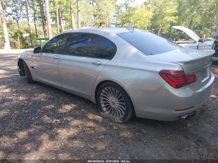 2013 BMW 7 series VIN WBAYE8C58DDS15910 IAAI salvage auction — LEFT FRONT, Salvage (Virginia), sold $4,450 on 2026-07-21 (photo 3)
