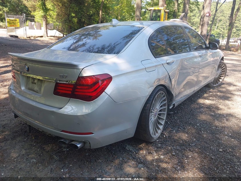 2013 BMW 7 series VIN WBAYE8C58DDS15910 IAAI salvage auction — LEFT FRONT, Salvage (Virginia), sold $4,450 on 2026-07-21 (photo 4)