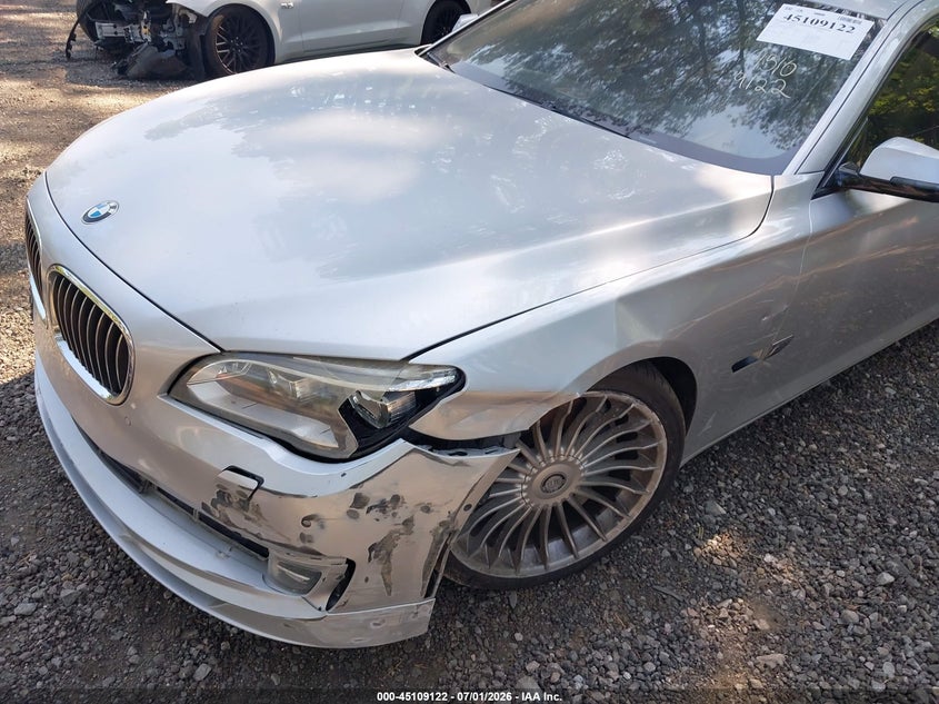 2013 BMW 7 series VIN WBAYE8C58DDS15910 IAAI salvage auction — LEFT FRONT, Salvage (Virginia), sold $4,450 on 2026-07-21 (photo 6)