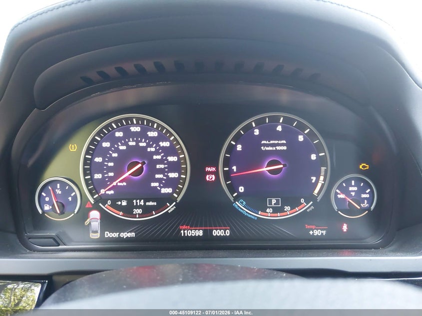 2013 BMW 7 series VIN WBAYE8C58DDS15910 IAAI salvage auction — LEFT FRONT, Salvage (Virginia), sold $4,450 on 2026-07-21 (photo 7)