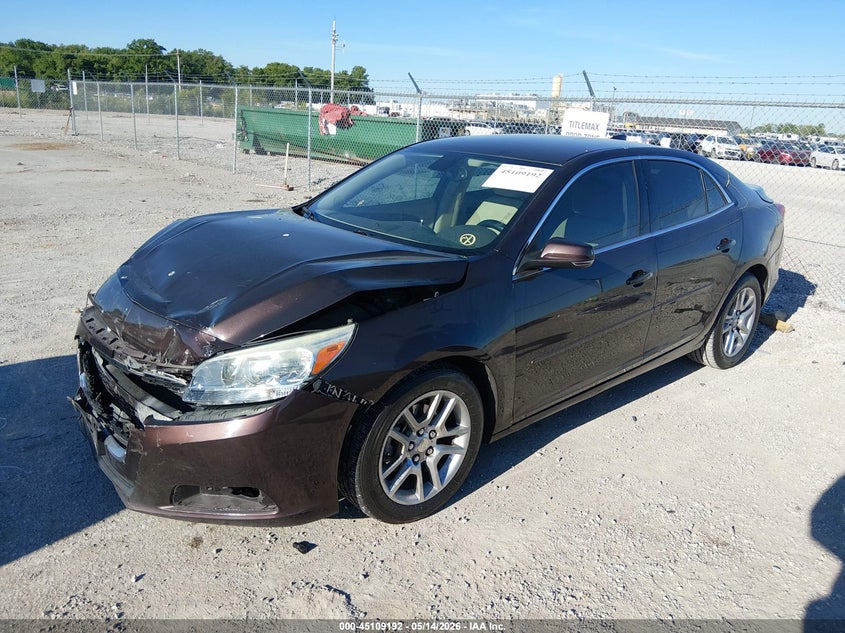 2015 Chevrolet Malibu VIN 1G11C5SL8FF164854 IAAI salvage auction — FRONT END, Salvage (Illinois), sold $325 on 2026-07-17 (photo 2)