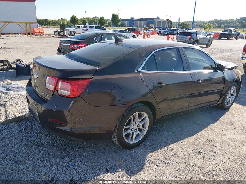 2015 Chevrolet Malibu VIN 1G11C5SL8FF164854 IAAI salvage auction — FRONT END, Salvage (Illinois), sold $325 on 2026-07-17 (photo 4)
