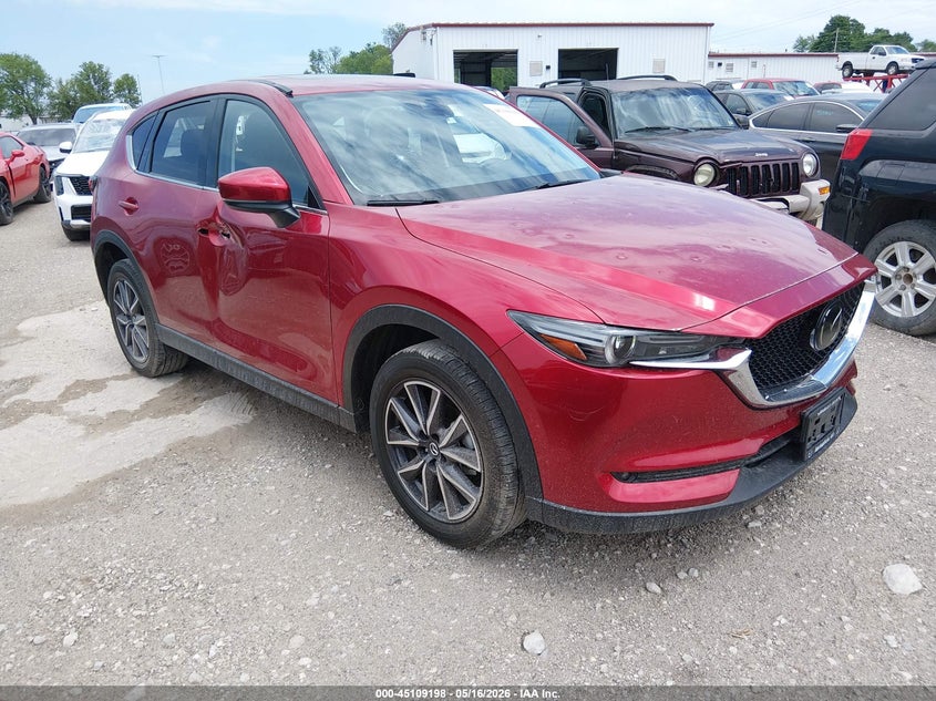2018 Mazda Cx-5 VIN JM3KFBDM9J0398205 IAAI salvage auction — HAIL, Clear (Missouri), sold $7,700 on 2026-07-13 (photo 1)