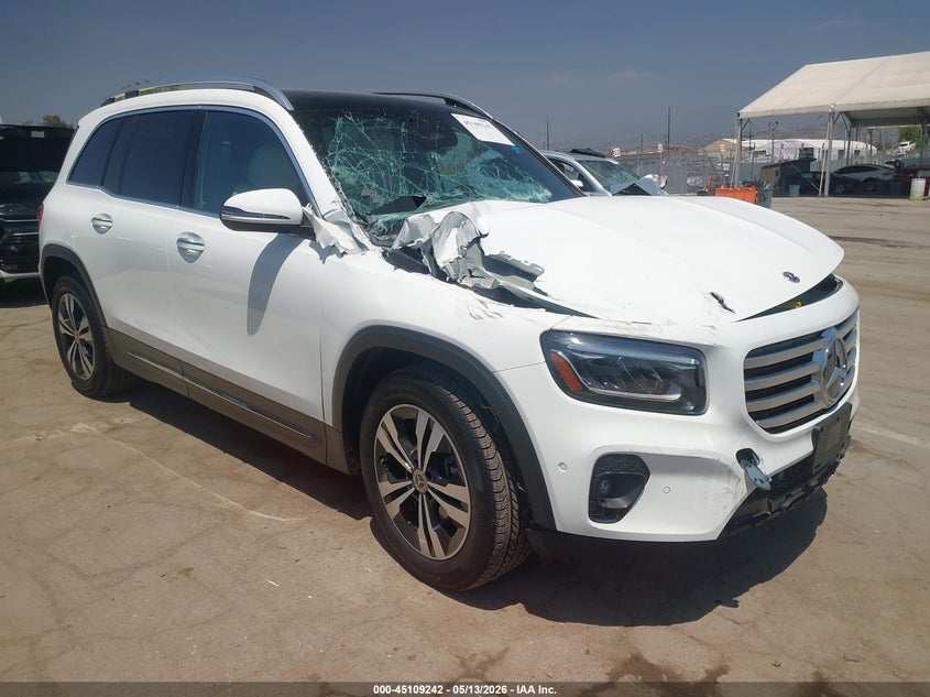 2026 Mercedes-benz Glb VIN W1N4M4GB2TW439005 IAAI salvage auction — FRONT END, Salvage (California), sold $11,100 on 2026-07-29 (photo 1)