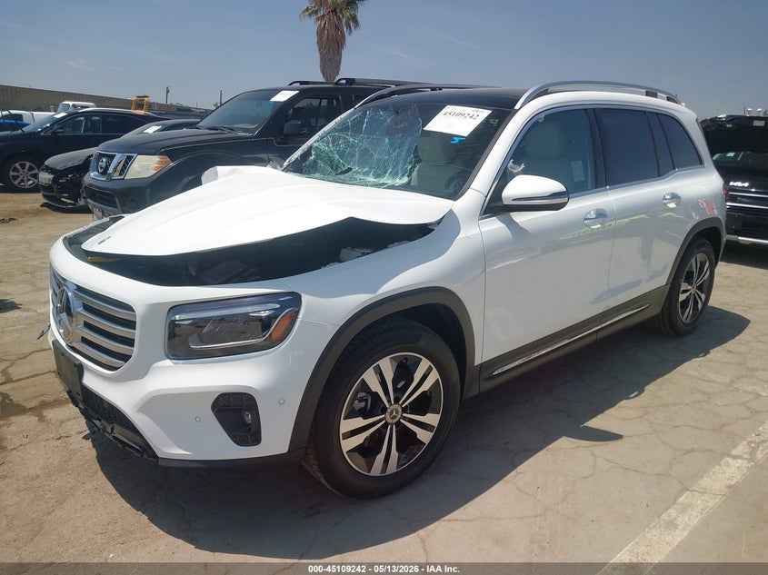 2026 Mercedes-benz Glb VIN W1N4M4GB2TW439005 IAAI salvage auction — FRONT END, Salvage (California), sold $11,100 on 2026-07-29 (photo 2)