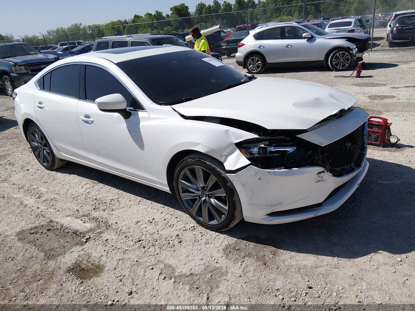 2021 Mazda 6 VIN JM1GL1TY5M1606620 IAAI salvage auction — FRONT END, Salvage (Kentucky), sold $3,750 on 2026-07-29 (photo 1)