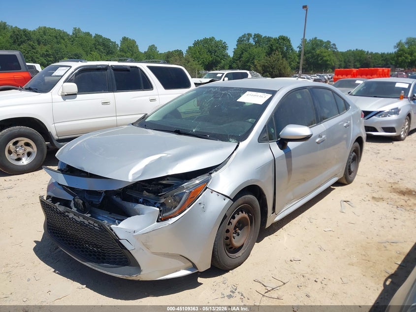2020 Toyota Corolla VIN JTDDPRAE4LJ067257 IAAI salvage auction — FRONT END, Salvage (North Carolina), sold $3,800 on 2026-07-13 (photo 2)