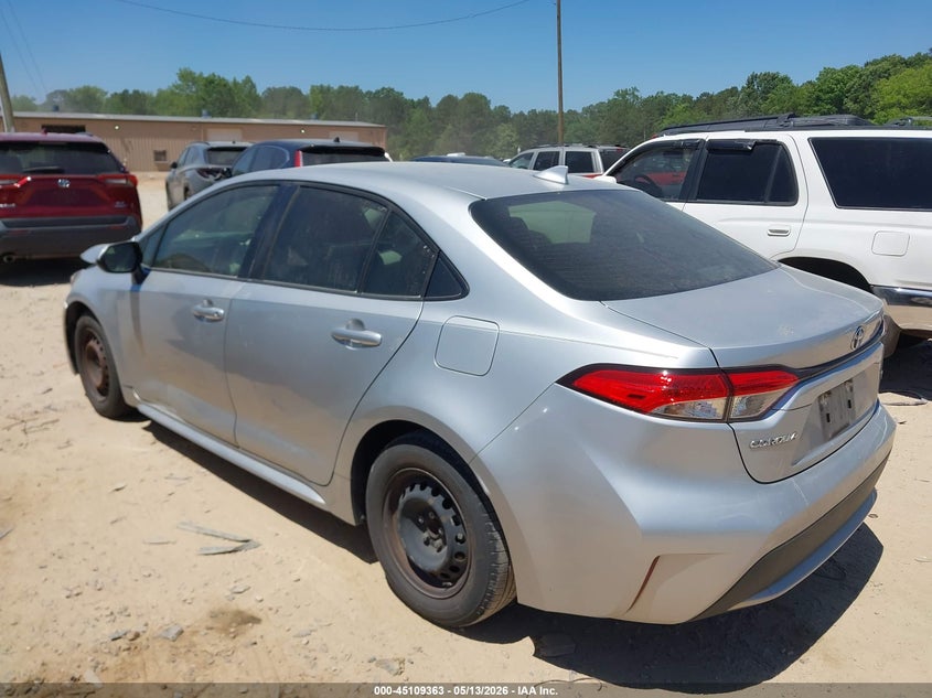 2020 Toyota Corolla VIN JTDDPRAE4LJ067257 IAAI salvage auction — FRONT END, Salvage (North Carolina), sold $3,800 on 2026-07-13 (photo 3)