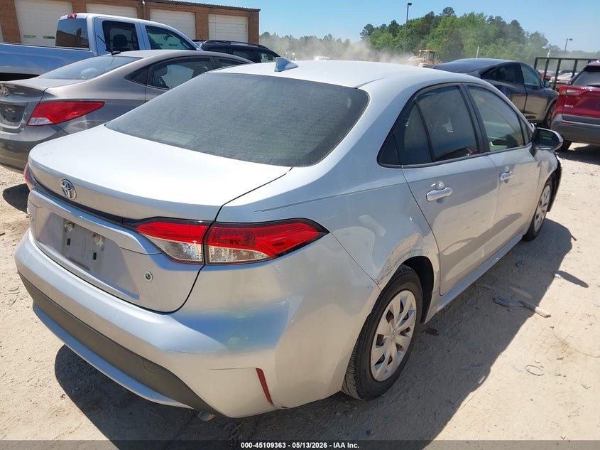 2020 Toyota Corolla VIN JTDDPRAE4LJ067257 IAAI salvage auction — FRONT END, Salvage (North Carolina), sold $3,800 on 2026-07-13 (photo 4)