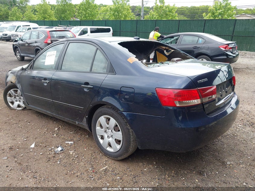 2008 Hyundai Sonata VIN 5NPET46C38H338254 IAAI salvage auction — Burn Engine, Mv-907A (New York), sold $475 on 2026-07-07 (photo 3)