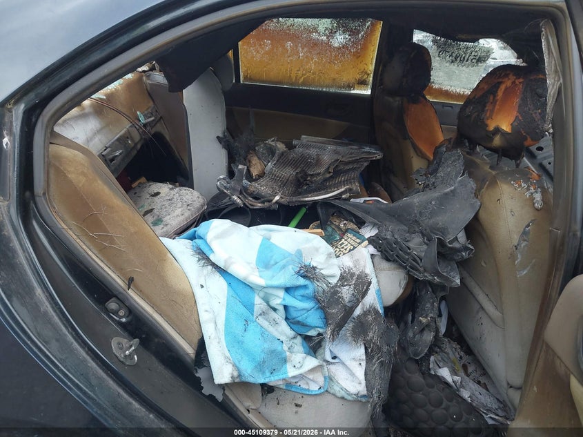 2008 Hyundai Sonata VIN 5NPET46C38H338254 IAAI salvage auction — Burn Engine, Mv-907A (New York), sold $475 on 2026-07-07 (photo 8)