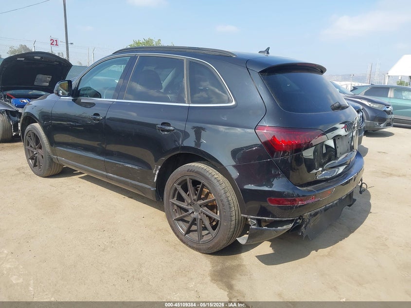 2013 Audi Q5 VIN WA1LFAFP3DA073217 IAAI salvage auction — REAR END, Salvage (California), sold $1,000 on 2026-07-08 (photo 3)