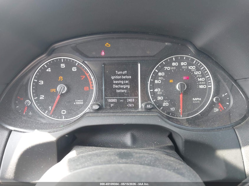 2013 Audi Q5 VIN WA1LFAFP3DA073217 IAAI salvage auction — REAR END, Salvage (California), sold $1,000 on 2026-07-08 (photo 7)