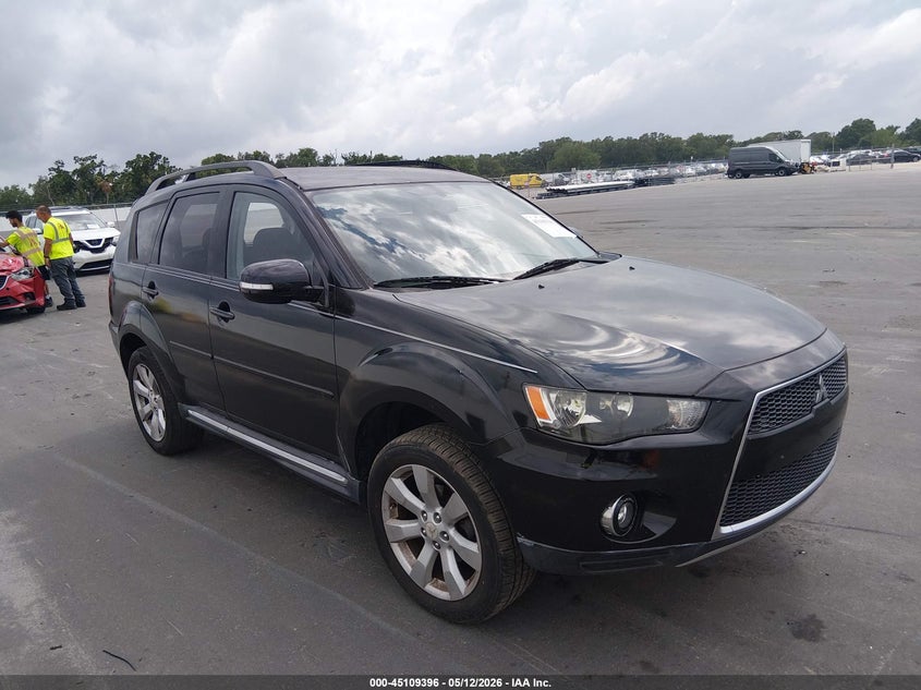 2010 Mitsubishi Outlander VIN JA4JS4AXXAZ011810 IAAI salvage auction — REAR END, Rebuildable (Florida), sold $1,250 on 2026-07-13 (photo 1)