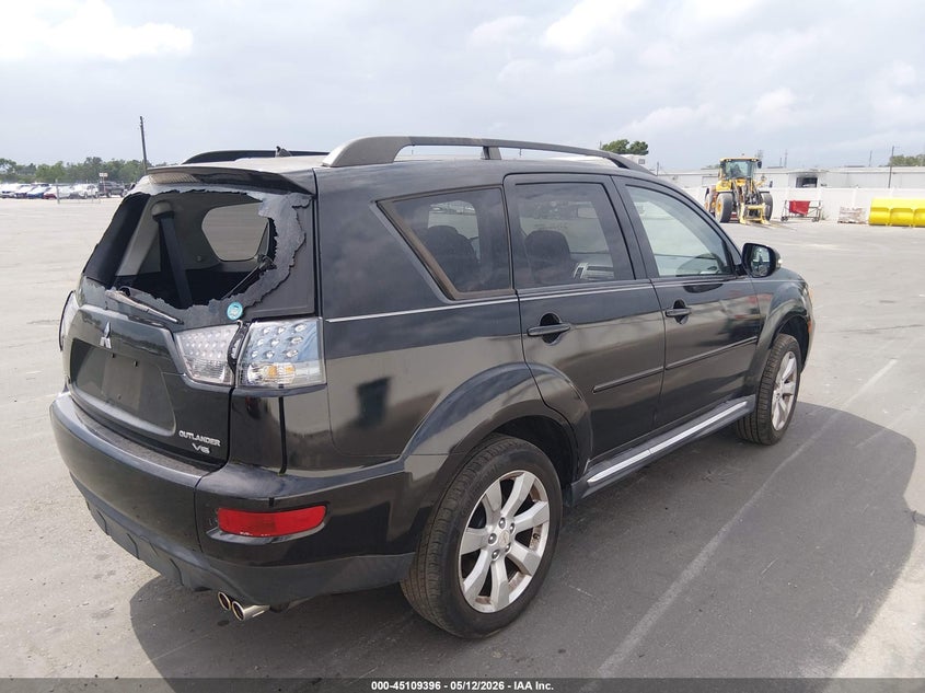 2010 Mitsubishi Outlander VIN JA4JS4AXXAZ011810 IAAI salvage auction — REAR END, Rebuildable (Florida), sold $1,250 on 2026-07-13 (photo 4)