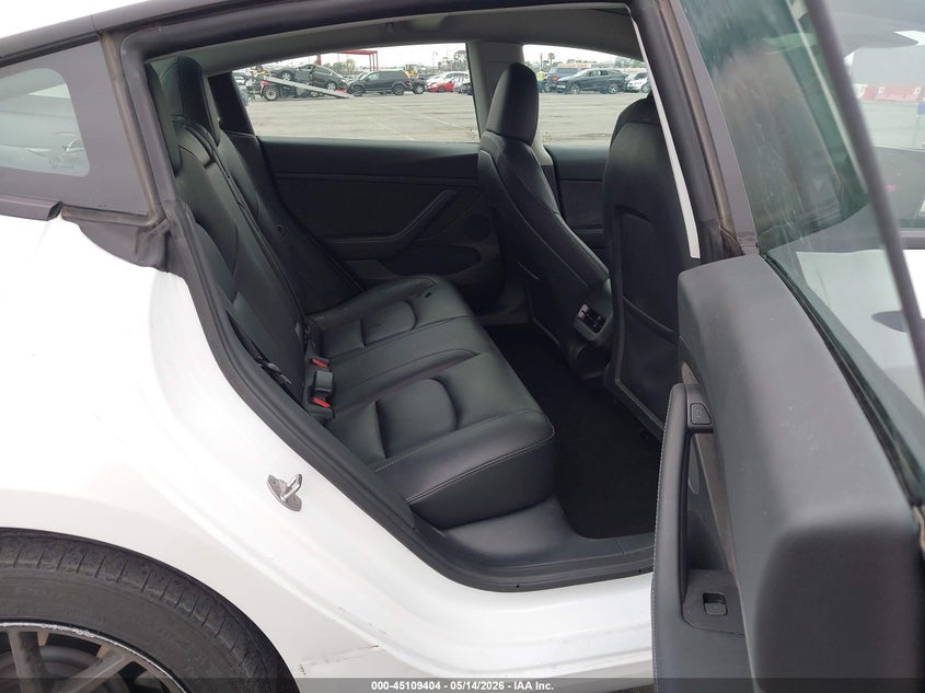 2023 Tesla Model 3 VIN 5YJ3E1EA4PF571573 IAAI salvage auction — RIGHT SIDE, Salvage (California), sold $9,200 on 2026-07-30 (photo 8)