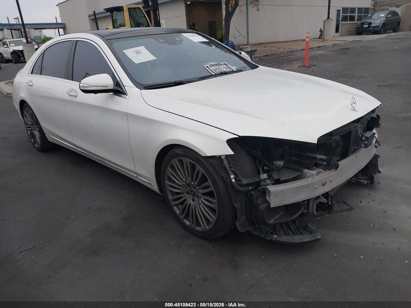 2020 Mercedes-benz S-klasse VIN WDDUG8DB0LA527175 IAAI salvage auction — FRONT END, Salvage Title, sold $19,100 on 2026-08-14 (photo 1)