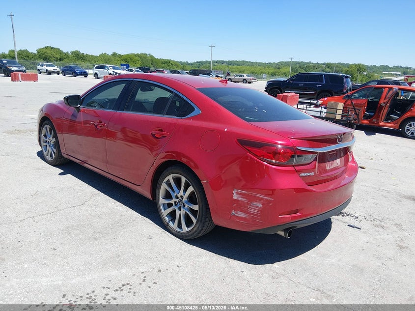 2014 Mazda 6 VIN JM1GJ1W51E1109928 IAAI salvage auction — FRONT & REAR, Salvage (Missouri), sold $875 on 2026-07-16 (photo 3)