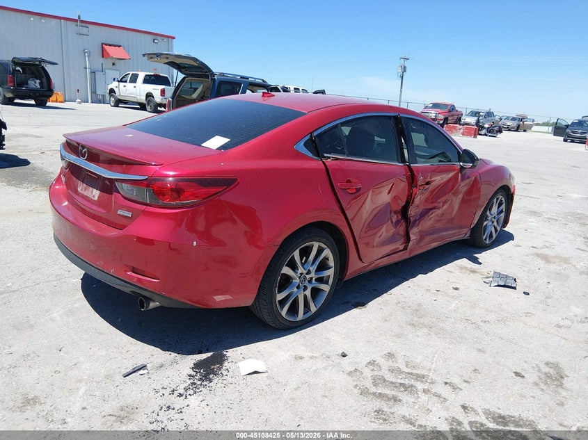 2014 Mazda 6 VIN JM1GJ1W51E1109928 IAAI salvage auction — FRONT & REAR, Salvage (Missouri), sold $875 on 2026-07-16 (photo 4)