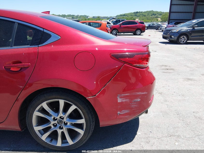 2014 Mazda 6 VIN JM1GJ1W51E1109928 IAAI salvage auction — FRONT & REAR, Salvage (Missouri), sold $875 on 2026-07-16 (photo 6)