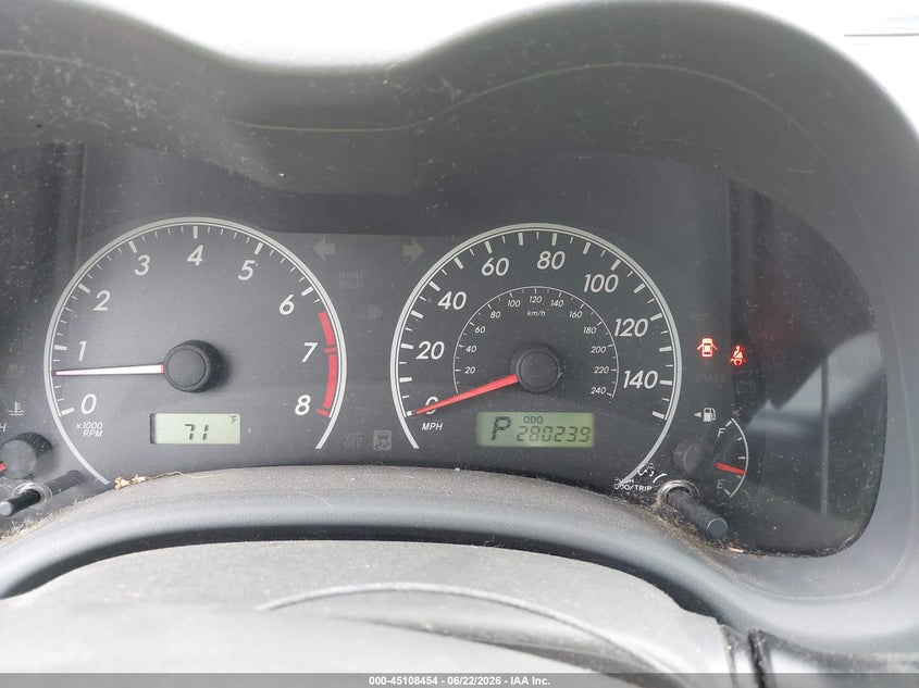 2010 Toyota Corolla VIN JTDBU4EE6A9107995 IAAI salvage auction — NORMAL WEAR, Repossessed (Missouri), sold $1,225 on 2026-07-14 (photo 7)