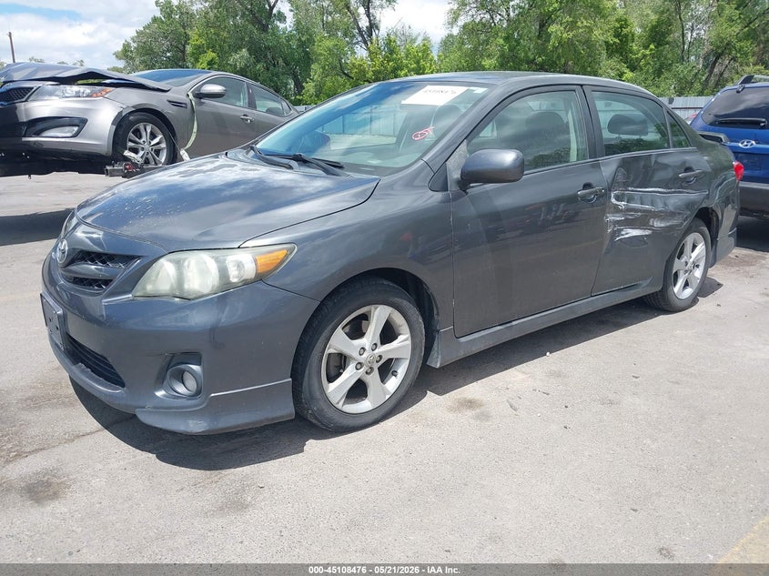 2011 Toyota Corolla VIN 2T1BU4EE5BC596885 IAAI salvage auction — LEFT SIDE, Salvage (Utah), sold $1,800 on 2026-07-09 (photo 2)