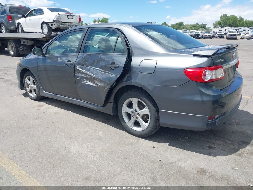 2011 Toyota Corolla VIN 2T1BU4EE5BC596885 IAAI salvage auction — LEFT SIDE, Salvage (Utah), sold $1,800 on 2026-07-09 (photo 3)