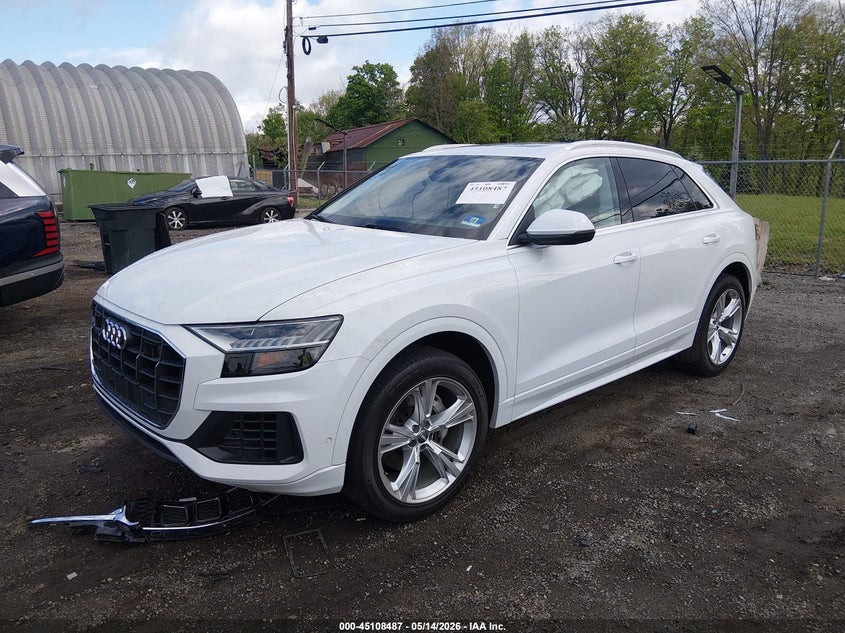 2020 Audi Q8 VIN WA1BVAF17LD020298 IAAI salvage auction — SIDE, Salvage (Idaho), sold $16,100 on 2026-07-10 (photo 2)