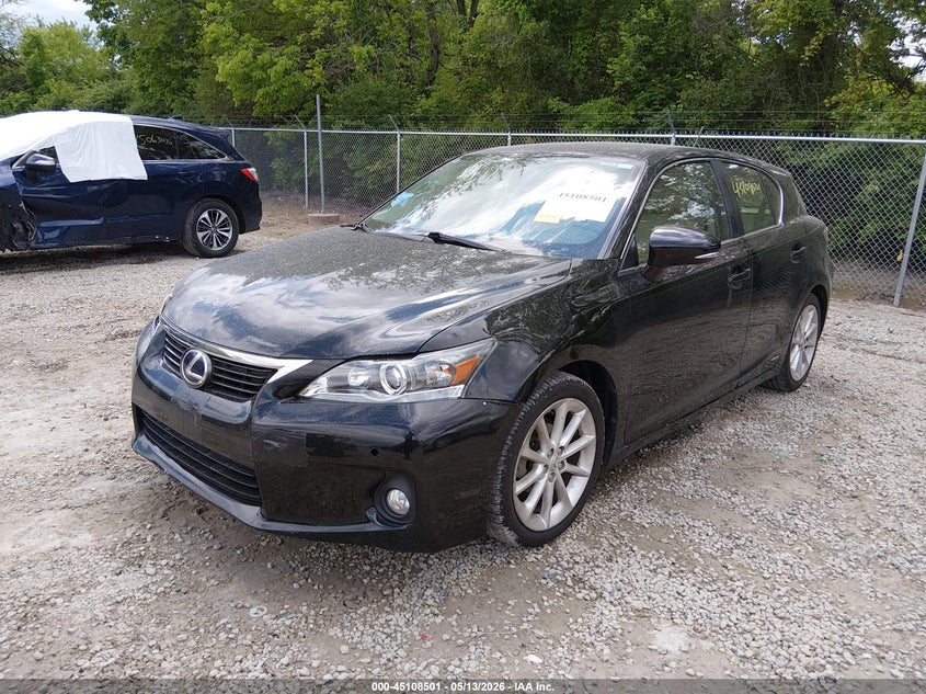 2012 Lexus Ct VIN JTHKD5BH0C2107571 IAAI salvage auction — SIDE, Salvage (Ohio), sold $925 on 2026-07-31 (photo 2)