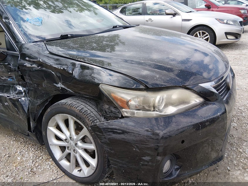 2012 Lexus Ct VIN JTHKD5BH0C2107571 IAAI salvage auction — SIDE, Salvage (Ohio), sold $1,400 on 2026-07-31 (photo 6)