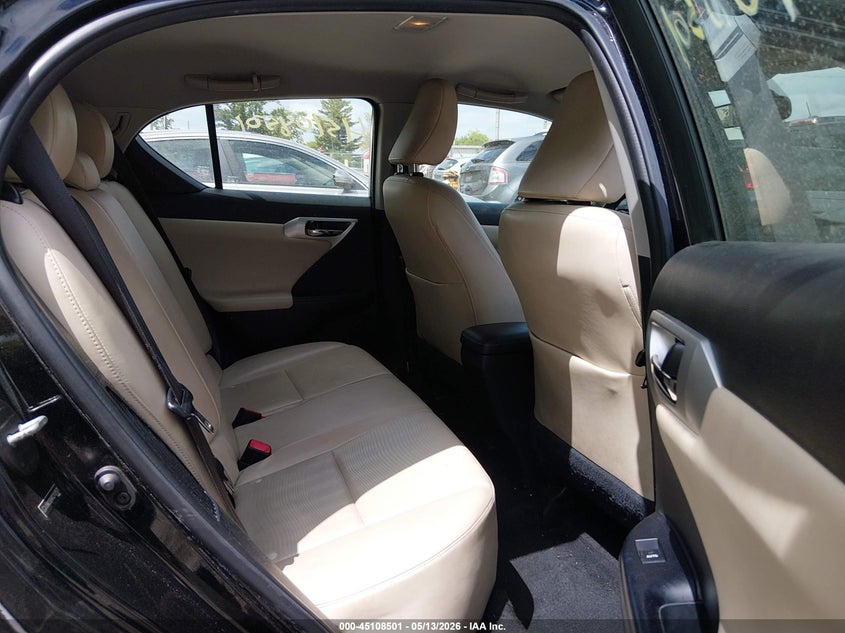 2012 Lexus Ct VIN JTHKD5BH0C2107571 IAAI salvage auction — SIDE, Salvage (Ohio), sold $1,400 on 2026-07-31 (photo 8)