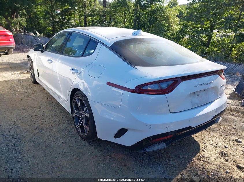 2021 Kia Stinger VIN KNAE15LA8M6089613 IAAI salvage auction — FRONT END, Salvage (Georgia), sold $3,050 on 2026-07-14 (photo 3)