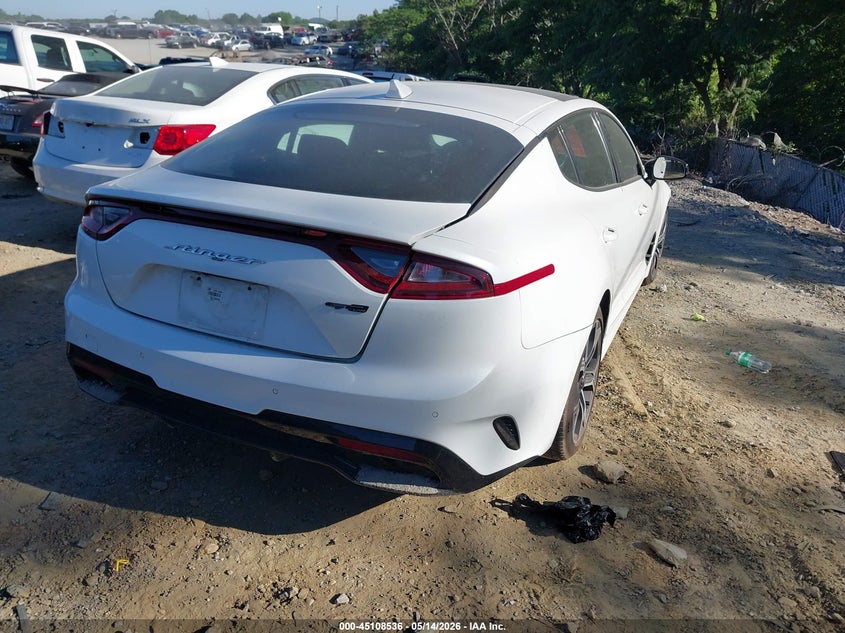 2021 Kia Stinger VIN KNAE15LA8M6089613 IAAI salvage auction — FRONT END, Salvage (Georgia), sold $3,050 on 2026-07-14 (photo 4)