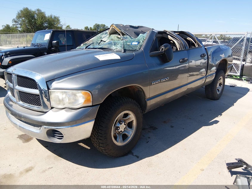 2005 Dodge Ram 1500 VIN 1D7HU18N15J615760 IAAI salvage auction — ROLLOVER, Salvage (Texas), sold $675 on 2026-07-09 (photo 2)