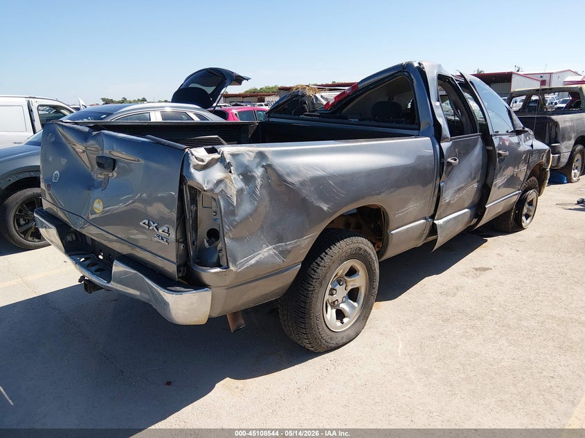 2005 Dodge Ram 1500 VIN 1D7HU18N15J615760 IAAI salvage auction — ROLLOVER, Salvage (Texas), sold $675 on 2026-07-09 (photo 4)