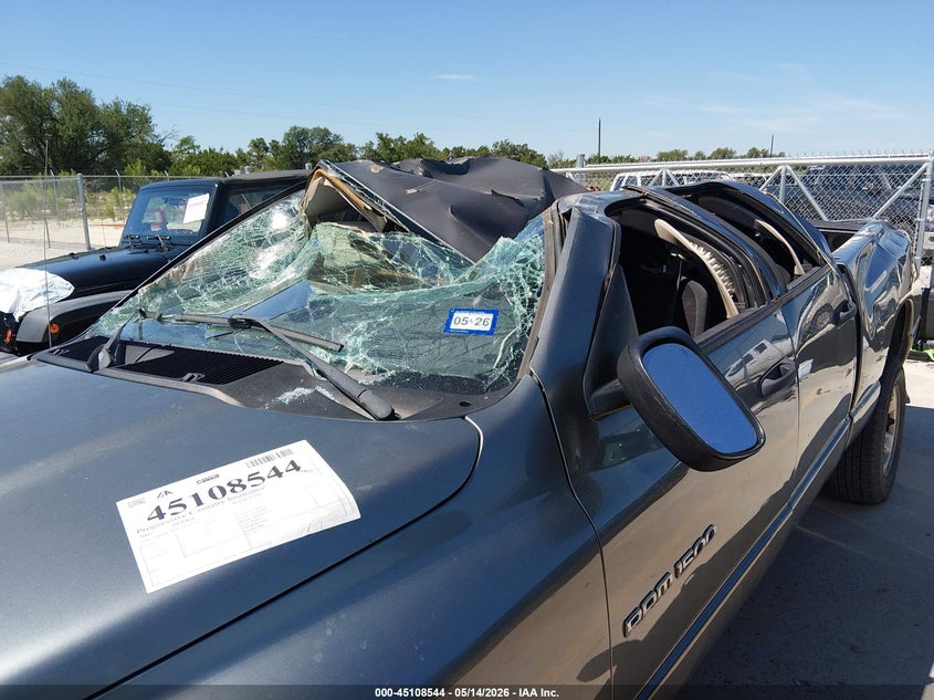 2005 Dodge Ram 1500 VIN 1D7HU18N15J615760 IAAI salvage auction — ROLLOVER, Salvage (Texas), sold $675 on 2026-07-09 (photo 6)
