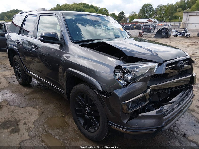 2020 Toyota 4runner VIN JTEBU5JR9L5776119 IAAI salvage auction — FRONT & REAR, Salvage (Ohio), sold $12,275 on 2026-07-16 (photo 1)