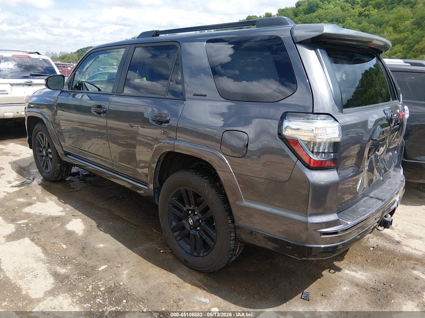 2020 Toyota 4runner VIN JTEBU5JR9L5776119 IAAI salvage auction — FRONT & REAR, Salvage (Ohio), sold $12,275 on 2026-07-16 (photo 3)